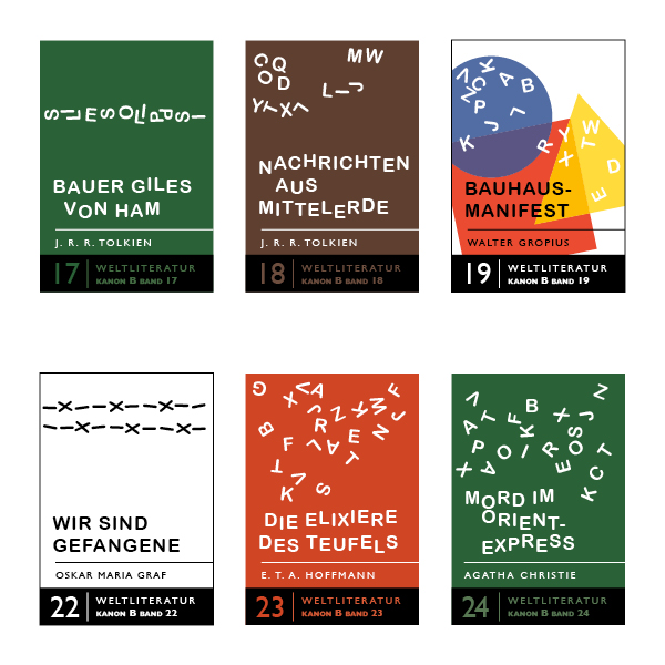 Edition der Weltliteratur in Buchstabennudeln