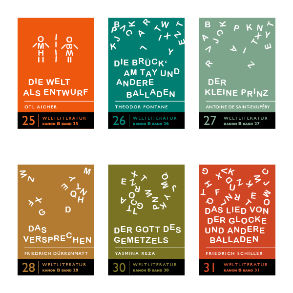 Edition der Weltliteratur in Buchstabennudeln