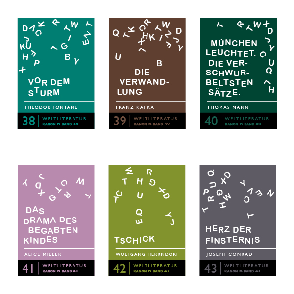 Edition der Weltliteratur in Buchstabennudeln