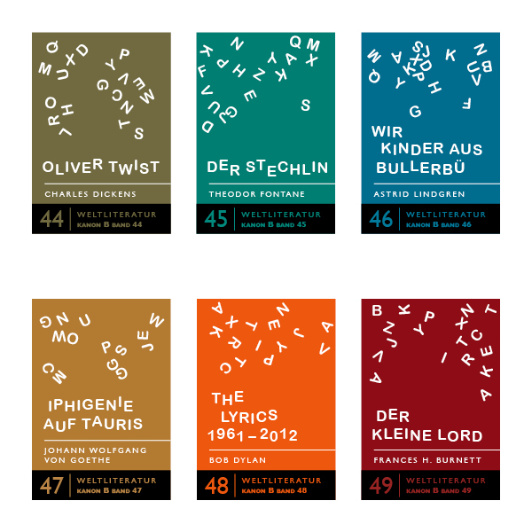 Edition der Weltliteratur in Buchstabennudeln
