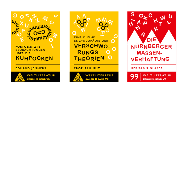 Edition der Weltliteratur in Buchstabennudeln